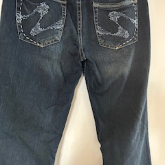 Silver bootcut Julia Jeans W34/L34 - Picture 3 of 6